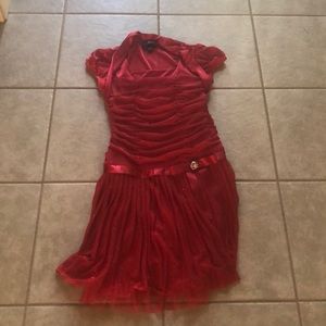 A red girls dress